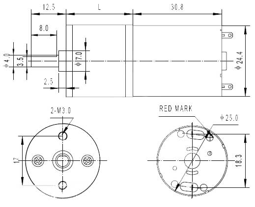 dimensions moteur