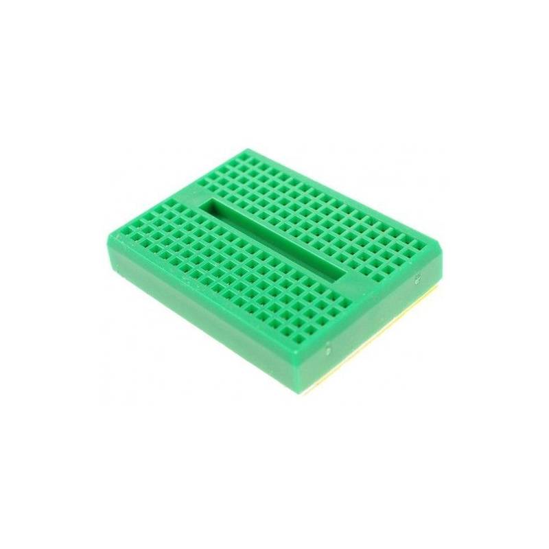 Mini Breadboard - Platine d'essais 170 contacts Vert - Boutique Semageek
