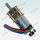 Motor&eacute;ducteur 12 mm - 5V  298:1 avec codeur