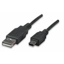 C&acirc;ble USB A - mini USB
