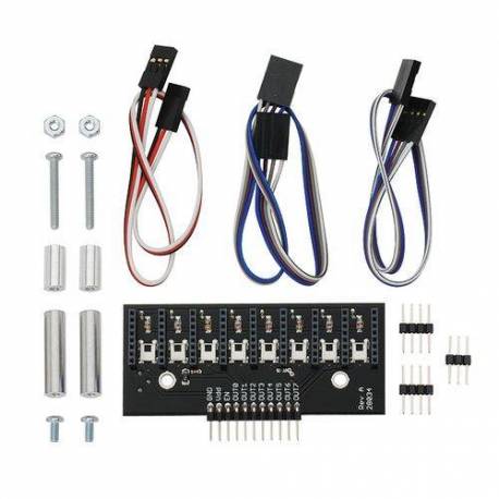 Kit suiveur de ligne infrarouge Parallax 8 Leds