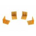 Support en L 3x3mm (lot de 4)