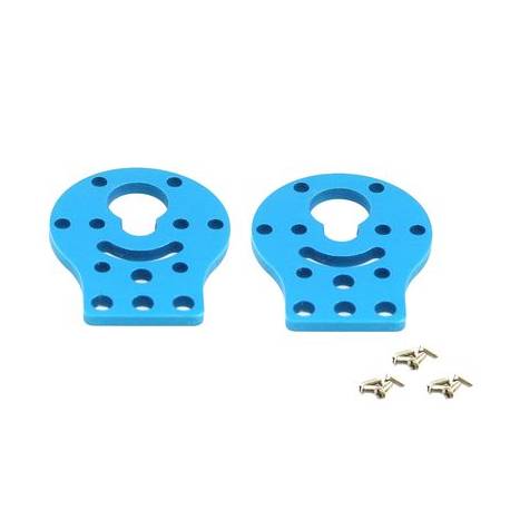 DC Motor-37 Bracket-Blue (2-Pack)