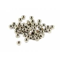 Nut 4mm-Silvery (50-Pack)