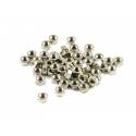 Ecrous 4mm argentés (Pack de 50)