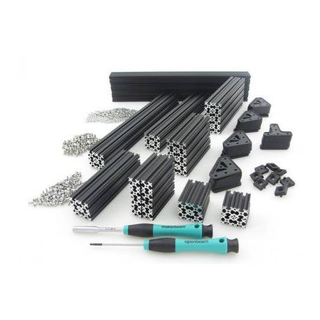 Kit OpenBeam de profilés aluminium anodisé noir
