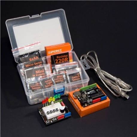 Kit électronique débutant pour Arduino, kit robotique pour débutant, kit de  pièces électroniques : Arobose