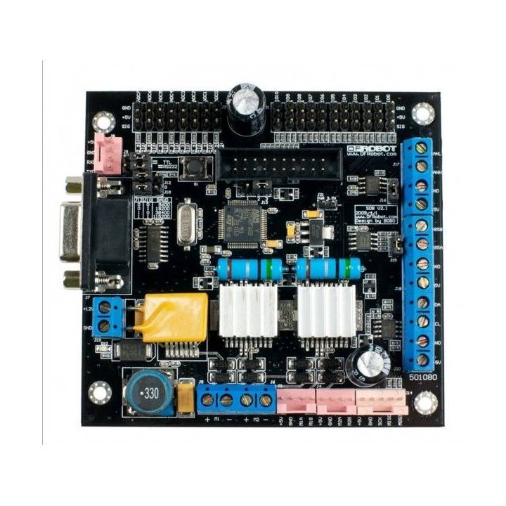 Carte contrôleur intelligente moteurs 2x4A et capteurs