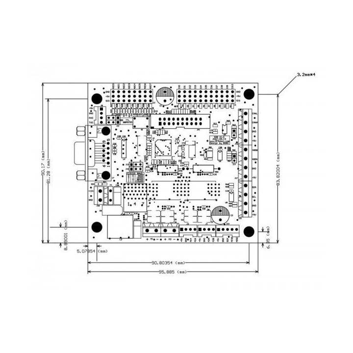 Carte contrôleur intelligente moteurs 2x4A et capteurs
