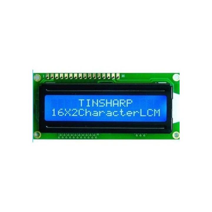 Afficheur LCD 16x2 caractères - Blanc sur Bleu 5V