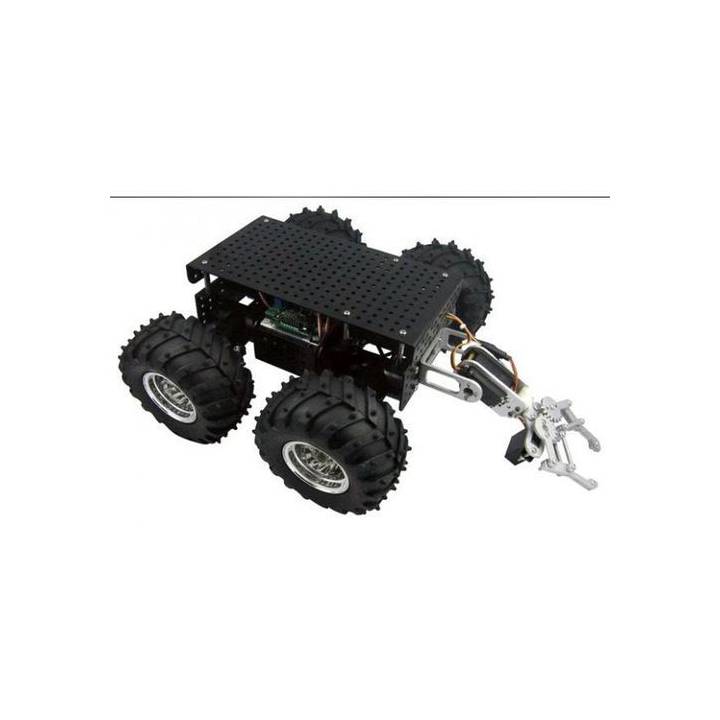 Châssis robot 4 roues motrices + Pince: "4WD Wild Thumper"?
