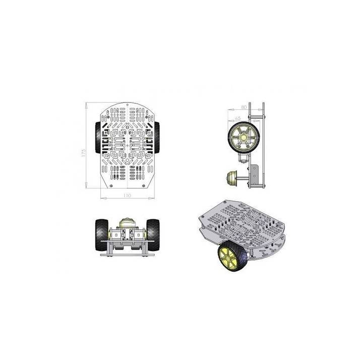 Châssis robot mobile Dagu Magician Robot 