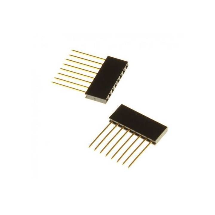 Connecteur strip 14.5mm 8 pins spécial arduino  (la paire)