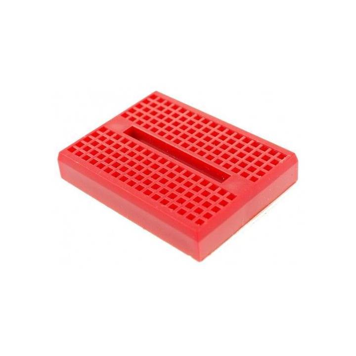 Mini Breadboard 170 points Adhésive - Rouge