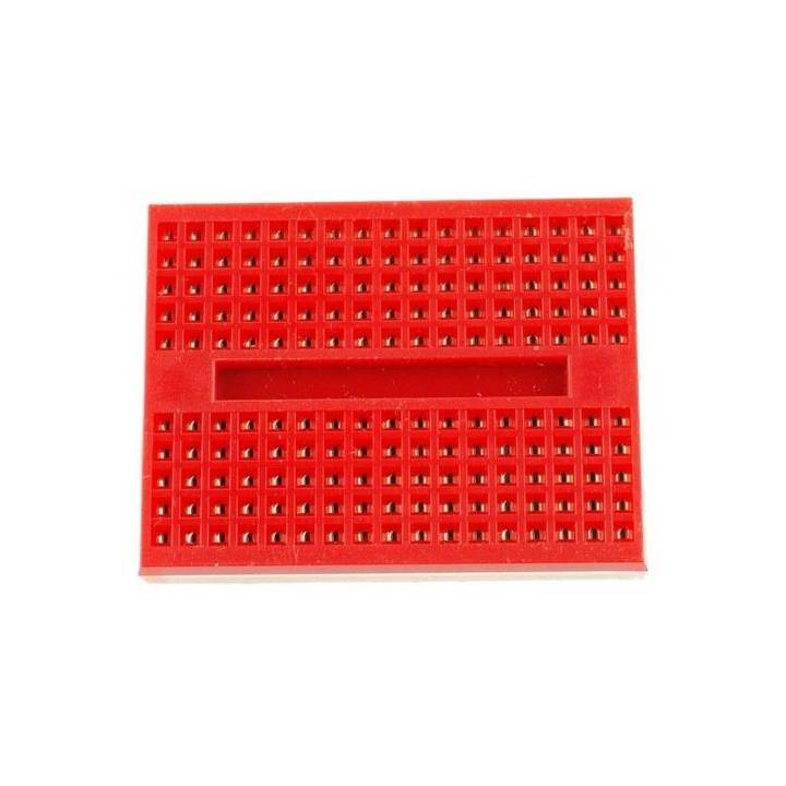 Mini Breadboard 170 points Adhésive - Rouge