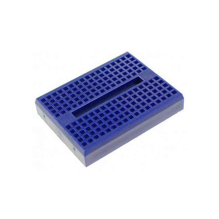 Mini Breadboard 170 points Adhésive - Bleu