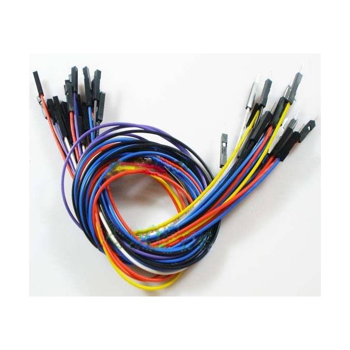 Kit de 20 fils connecteurs mâle/femelle spécial Arduino
