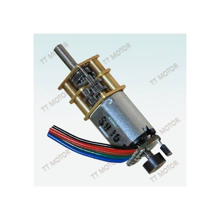 Motoréducteur 12 mm - 5V  50:1 avec codeur