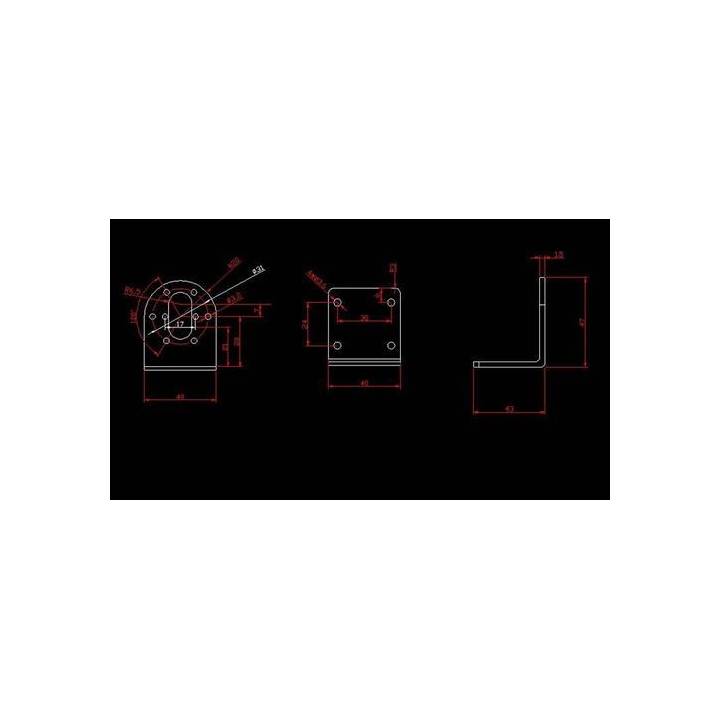 Support moteur 37mm