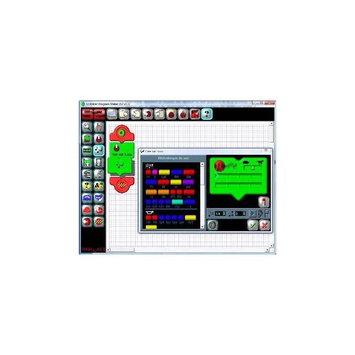 Robot Parallax Scribbler 2 (+ adaptateur USB et cable)?
