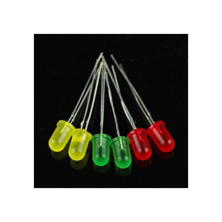 Pack de 6 leds 5mms