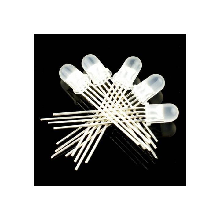 Pack de 5 leds RGB 5mm