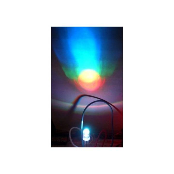Pack de 5 leds RGB 5mm