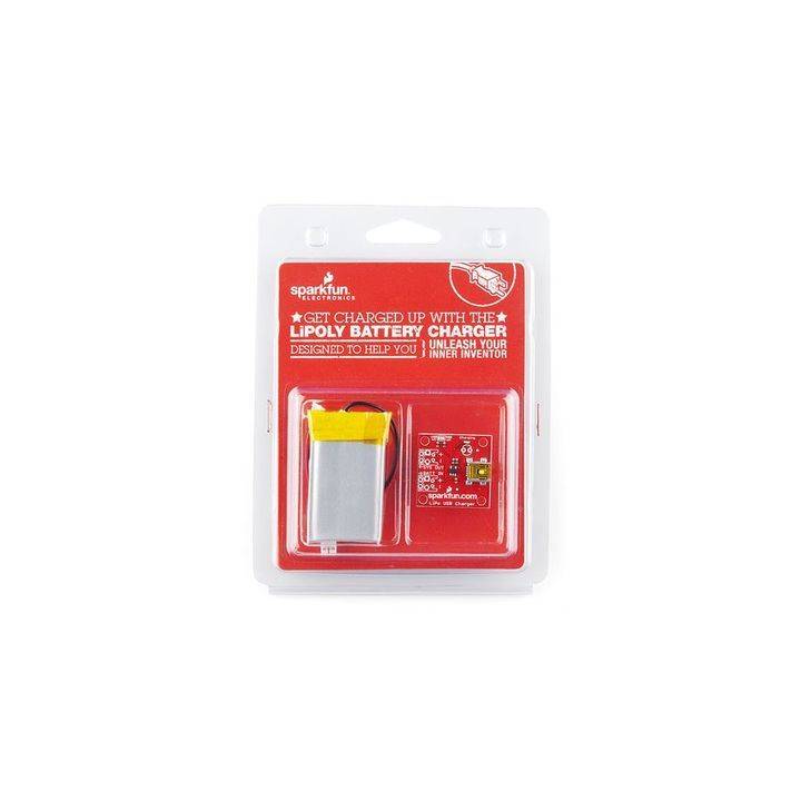 Chargeur LIPO 3,7V + Batterie 1S