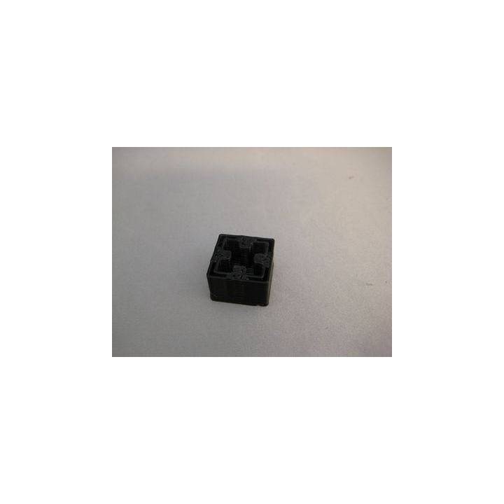 4x caches imprimés 3D noir pour MakerBeam