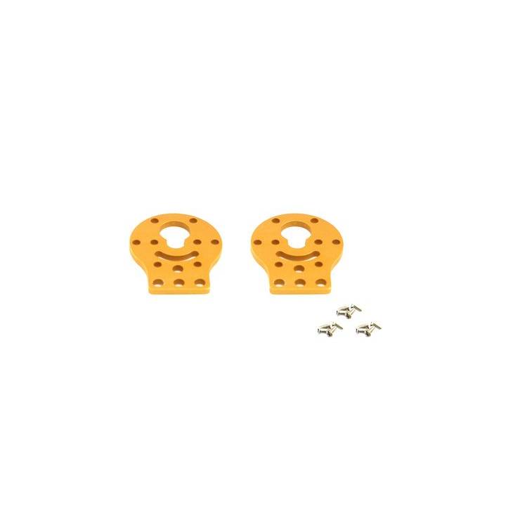 DC Motor-37 Bracket-Blue (2-Pack)