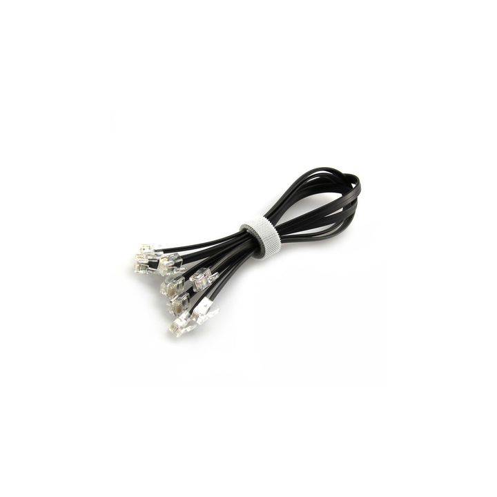 6P6C RJ11 cable-35cm(4-Pack)