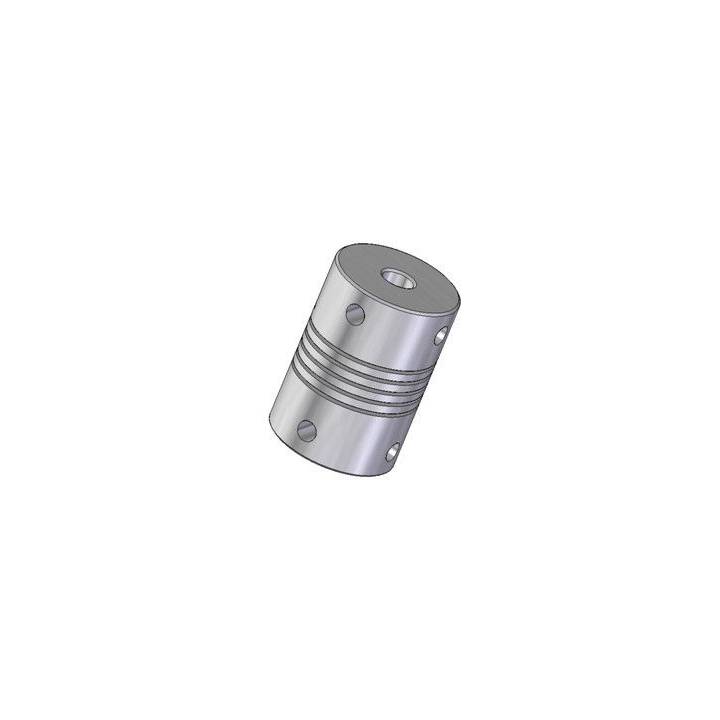 Flexible coupling 4x4mm