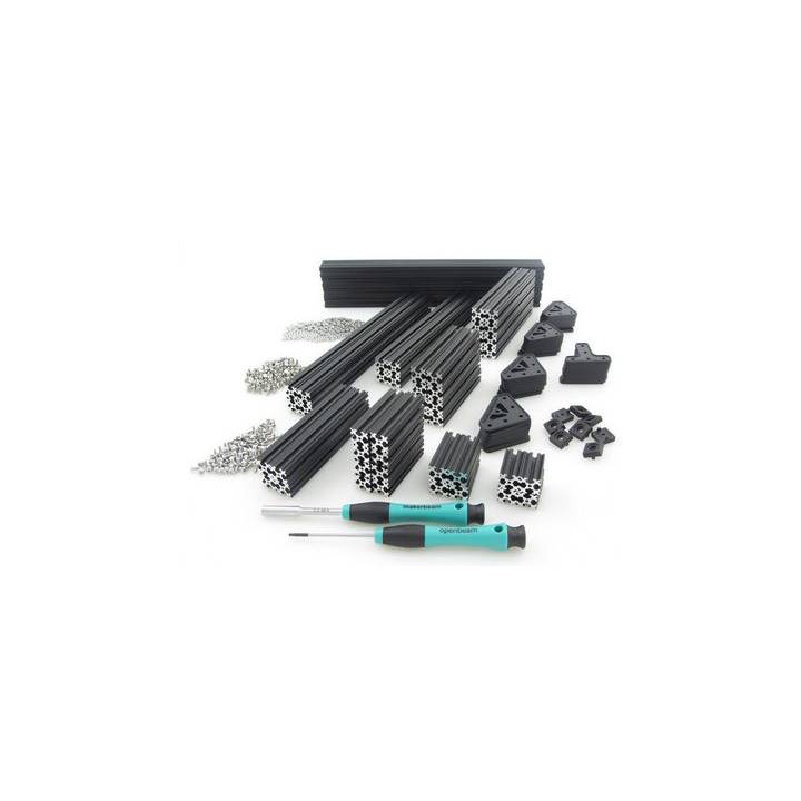 Kit OpenBeam de profilés aluminium anodisé noir