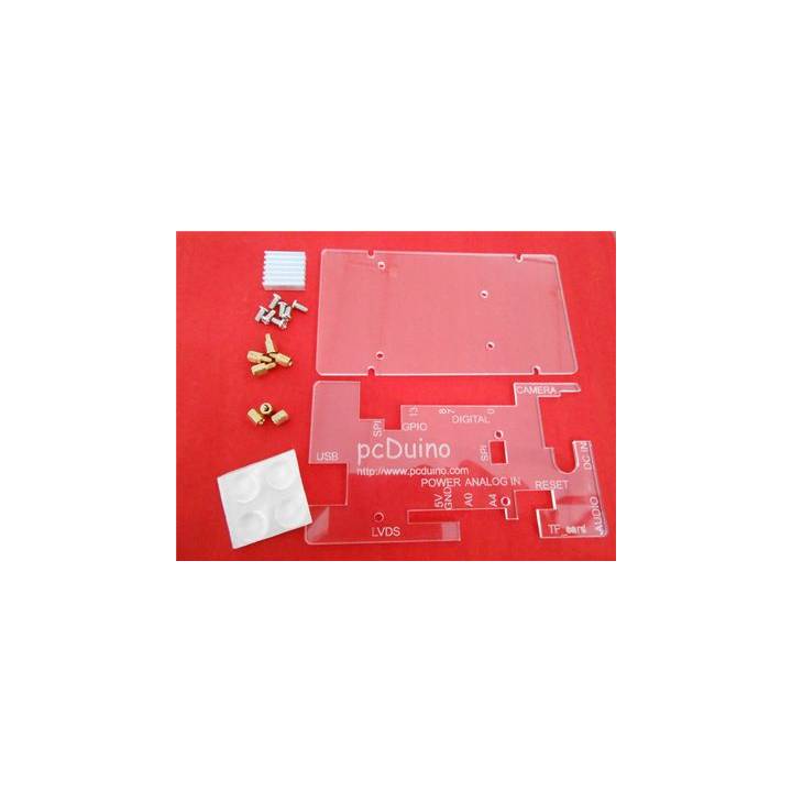 boitier transparent pour PcDuino 3 