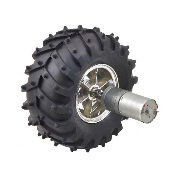 Pack de 4 roues tout-terrain + Adaptateurs 4mm