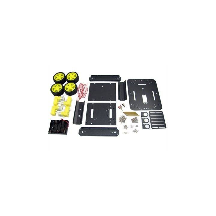 Plateforme mobile 4 Roues pour Arduino