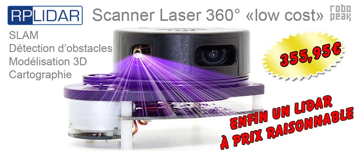 RPLIDAR - Le premier lidar Low cost du marché
