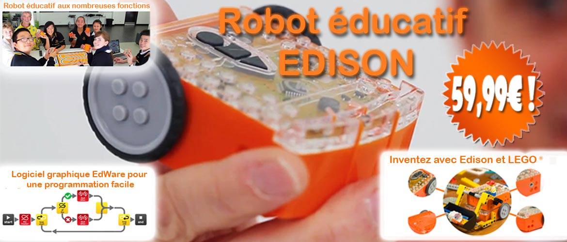 Le robot éducatif avec de nombreux capteurs et compatible LEGO